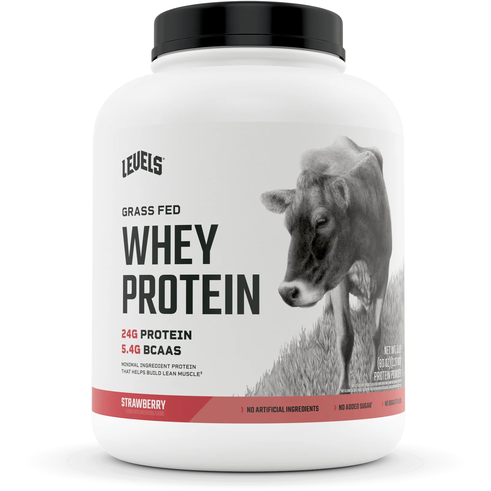 Grass Fed Whey Strawberry